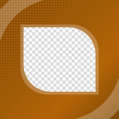 soyut Twibbon kahverengi arkaplan tasarımı