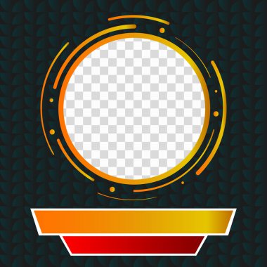 Retro Twibbon arkaplan tasarımı