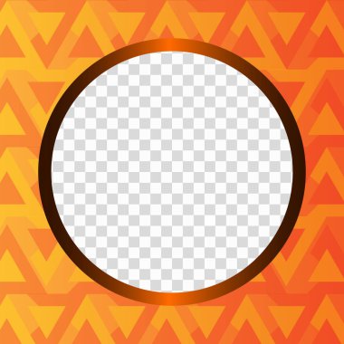 Twibbon boş çember çerçeve düz