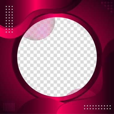 soyut Twibbon yaratıcı konsept vektör komedi pop