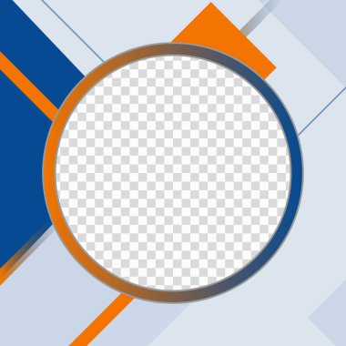 Çember ve çizgilerle soyut Twibbon arkaplanı