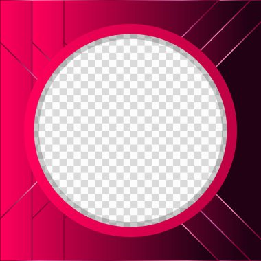 Soyut renkli çember arkaplan ikilisi