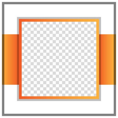 Twibbon boş çerçeve şablonu arkaplanı