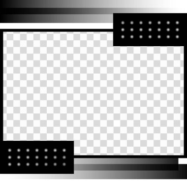 Bir fotoğraf çerçevesinin Twibbon illüstrasyonu