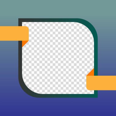 Şeffaf gradyan ile soyut Twibbon arkaplanı