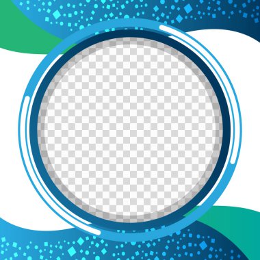 Twibbon soyut arkaplan tasarımı