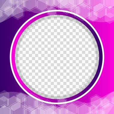 Çember şablonu tasarımlı Twibbon arkaplanı