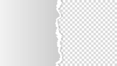 Yumuşak gölgeli yırtık kağıt çizelgesi