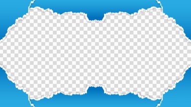 Parçalanmış kağıt sayfa şablonu tasarımı