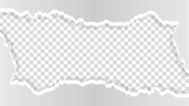 Yırtılmış kağıt sayfa şeffaf arkaplan