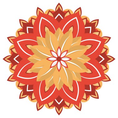 Renkli Mandala Deseni Arkaplanı