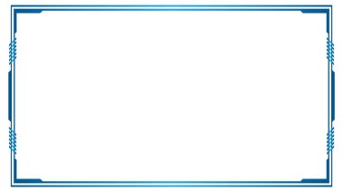 Pürüzsüz mavi akım web kamerası sınır paneli şablonunu örtüyor
