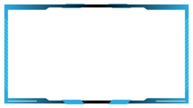 Yeni set Stream webcam sınır paneli şablonu