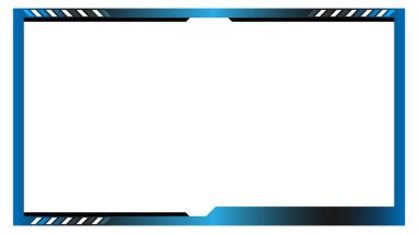 mavi ve siyah Akış Yüzey sınır paneli şablonu