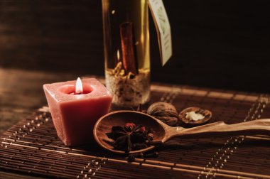 Baharat ve fındık aromalı yağ