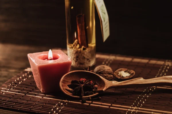 Baharat ve fındık aromalı yağ