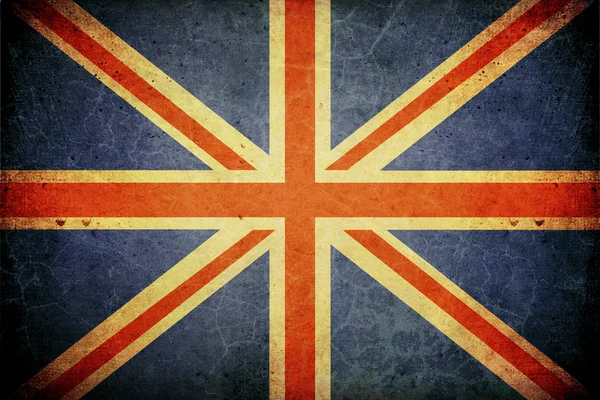 Grunge Bandiera britannica — Foto Stock