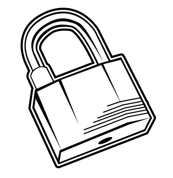 Lock  simple icon — Stock Vector