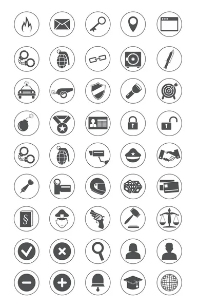 Güvenlik Icons set