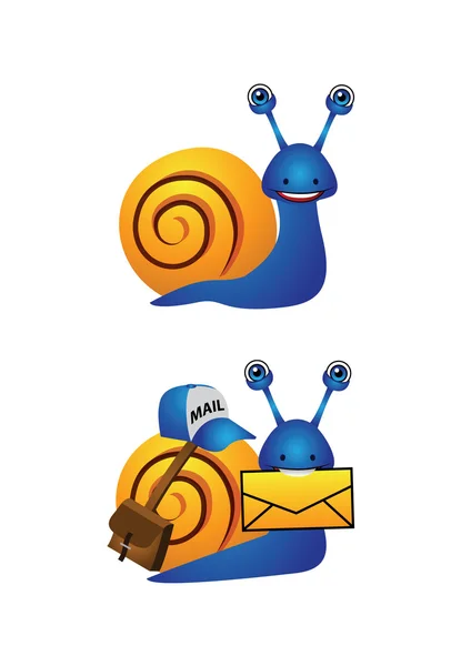 Snail Vector Illustration — Stock Vector