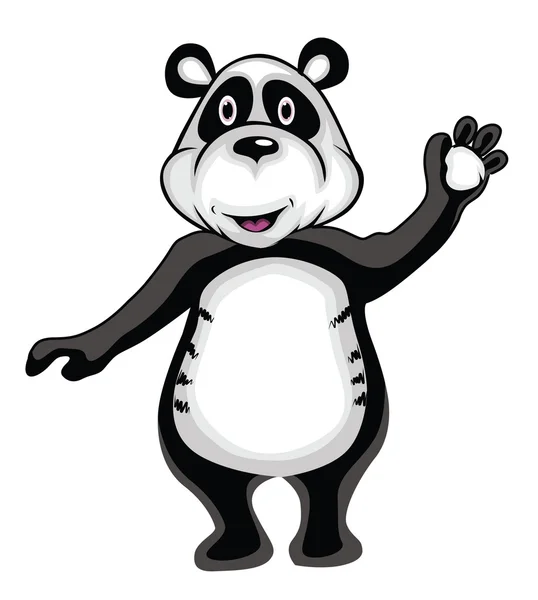 Panda kreslený — Stockový vektor