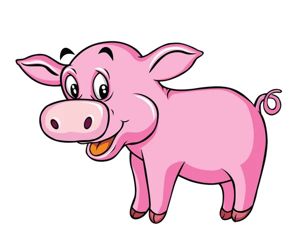 Pig Cartoon — Stock Vector