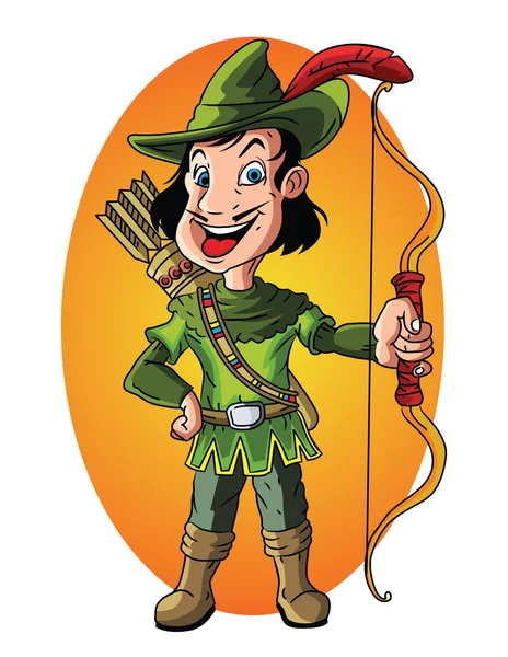 Robin Hood. — Vector de stock