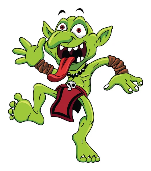 Goblin vectorillustratie — Stockvector