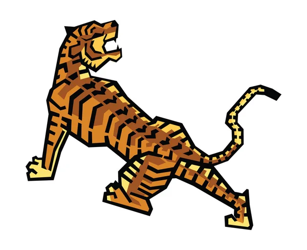 Tiger symbol — Stock vektor