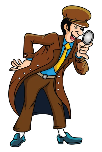 Detective. — Vector de stock