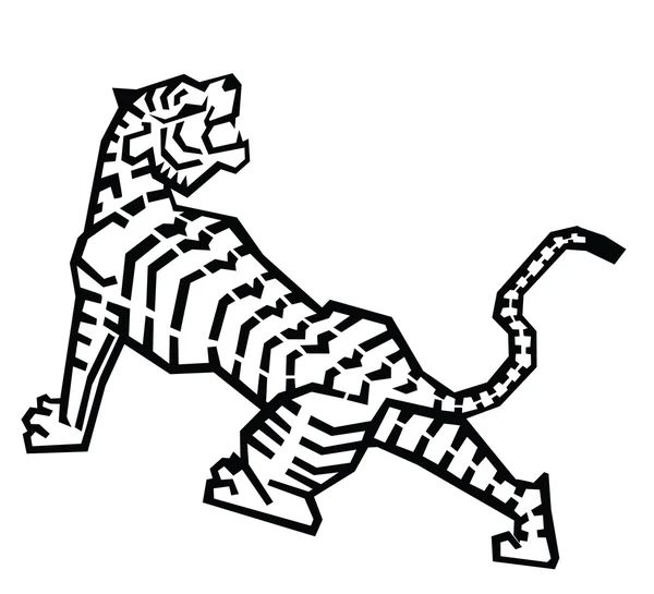 Símbolo de tigre — Archivo Imágenes Vectoriales
