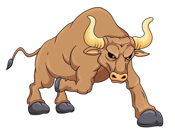 Vector  bull — Stock Vector