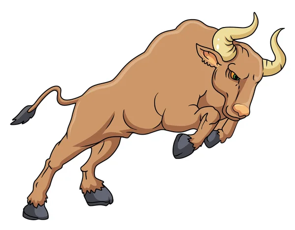 Vector  bull — Stock Vector