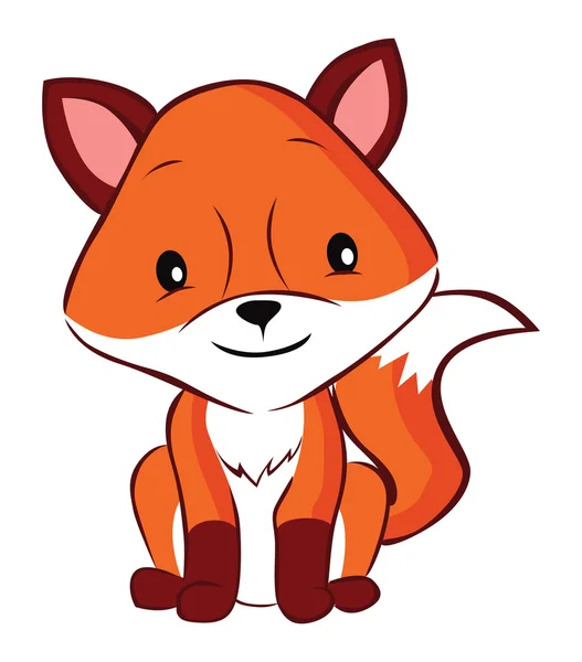 Desenhos animados Fox — Vetor de Stock