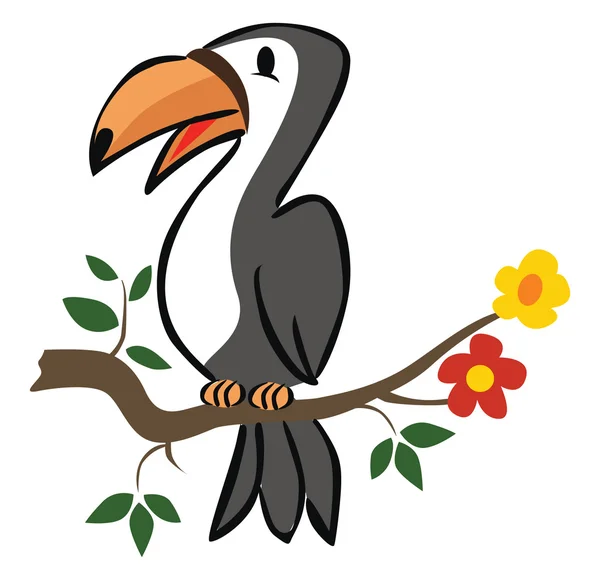Pájaro tucán — Archivo Imágenes Vectoriales
