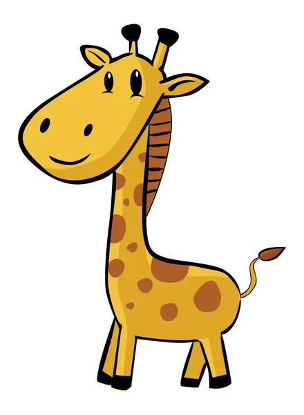 Cartone animato giraffa — Vettoriale Stock