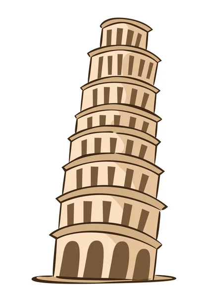 Pisa italia — Vector de stock