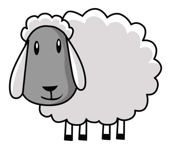 Cartoon Sheep — Stock Vector