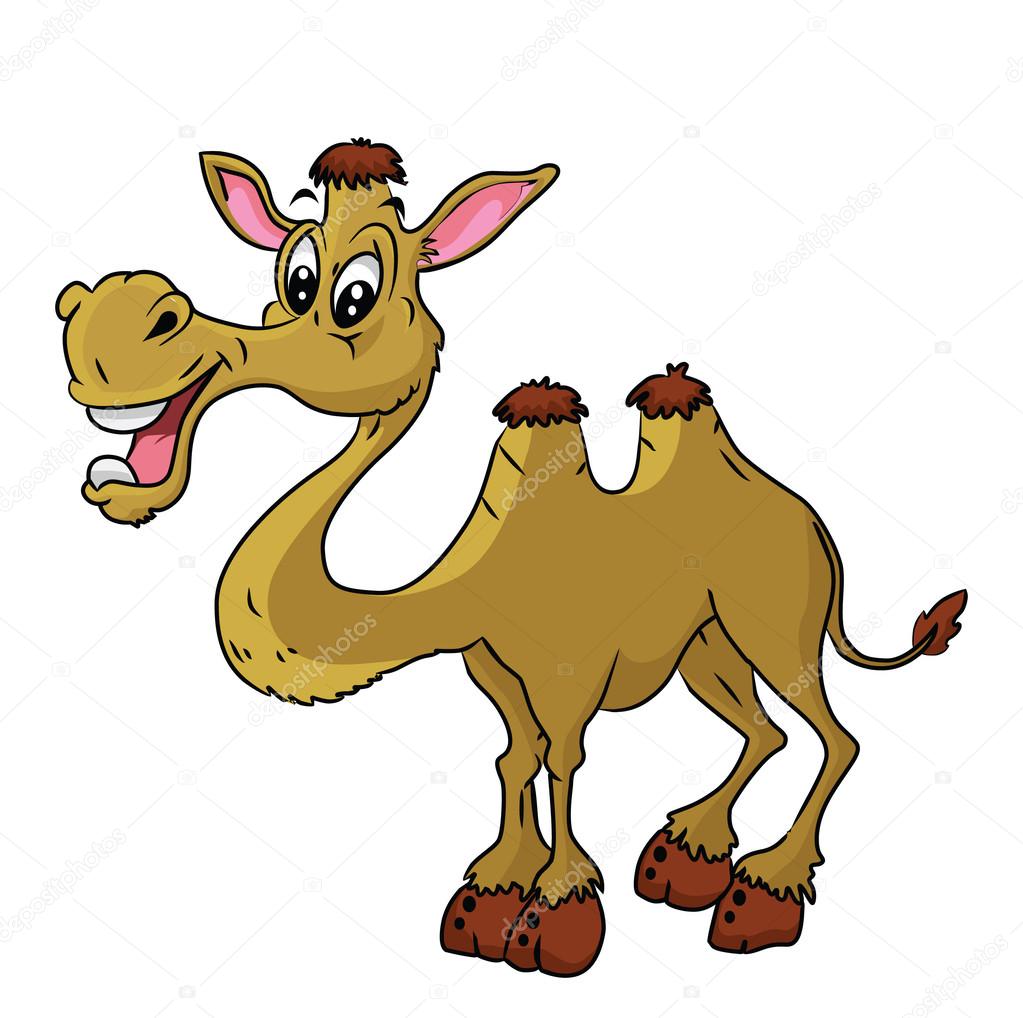 Camel Cartoon Illustration Stock Vector Image by ©imazyreams #58431021