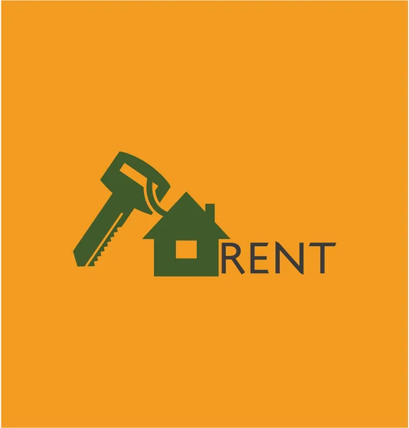 Rent Property Symbol — Stock Vector
