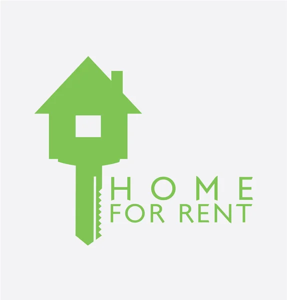 Label design for : Rent Home — Stock Vector