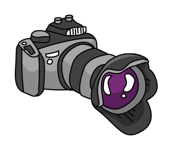 DSLR fotoaparát — Stockový vektor