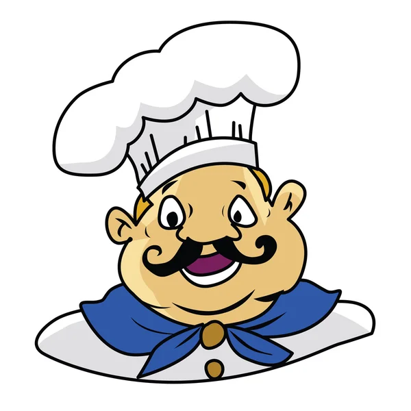 Chef-kok man — Stockvector