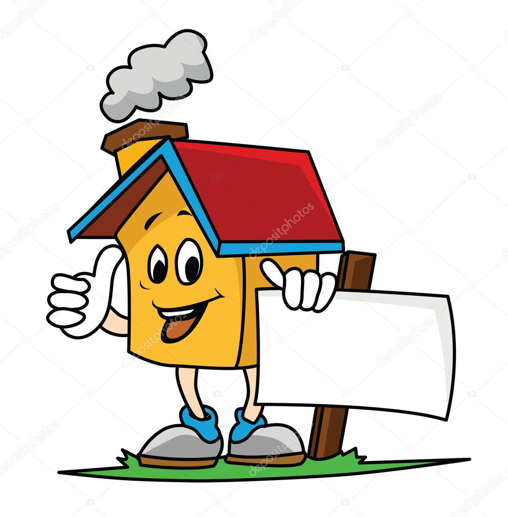 Cartoon Smiley House