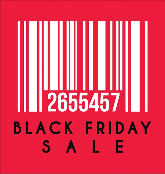 Black Friday venda etiqueta — Vetor de Stock