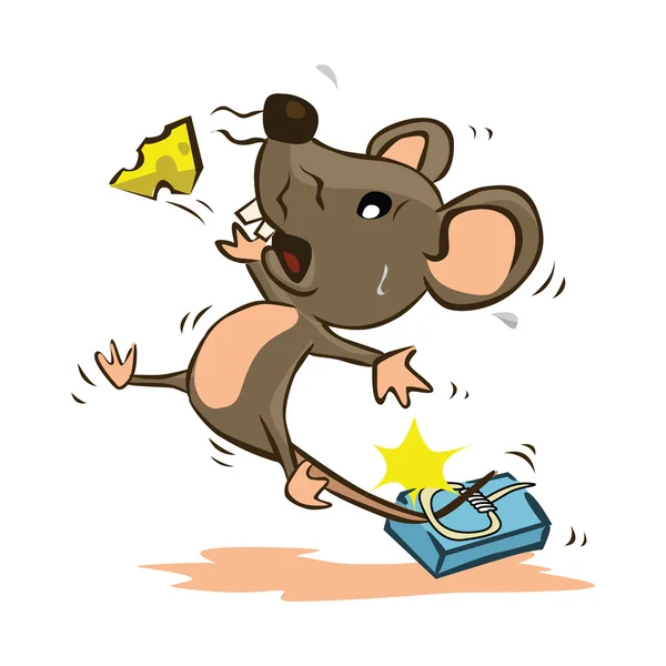 Pułapka na myszy — Wektor stockowy