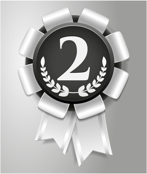 2 Place award ribbon