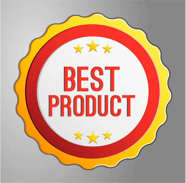 Best product label — Stock Vector