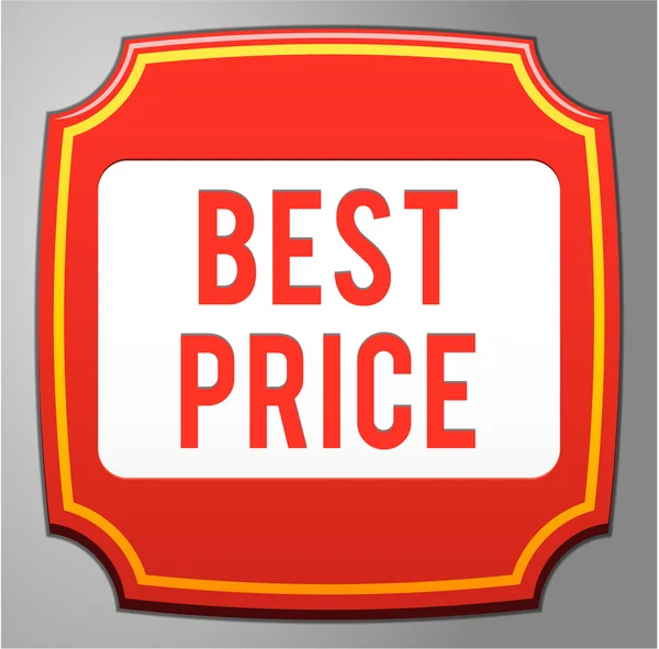Best price label — Stock Vector