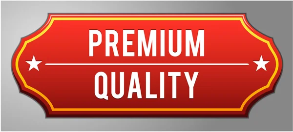 Premium-Qualitätssiegel.  . — Stockvektor